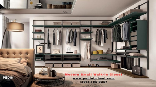 Modern Small Walk-in Closet Solutions by Pedini Miami.jpg
