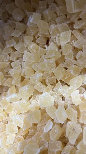 Ananas a cubetti 1.50 100 g [frutta disidratata zuccherata].webp