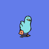 animated walking duck changing colors dxsglnhw8z0d0pyi.gif
