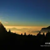00021 阿里山夕陽