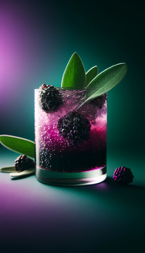 Blackberry Sage Fizz