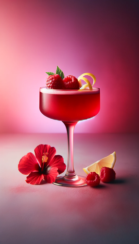 Raspberry Hibiscus Twist