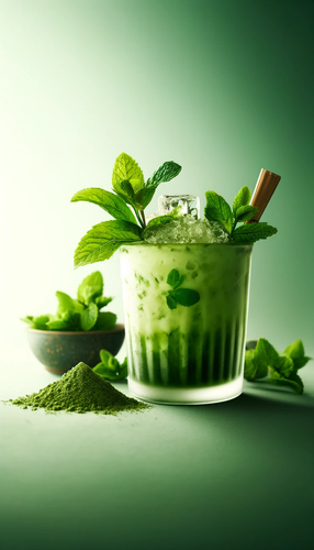 Matcha Mint Julep