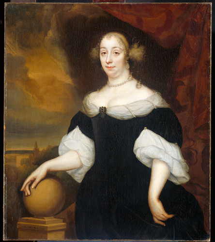 Hue, Lambertus Jansz de Margaretha Munter (1639 1711). Вторая жена Jacobus Trip, 1668, 111 cm х 97 c