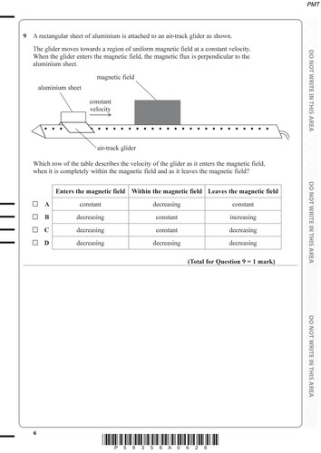 June 2019 QP Paper 1 Edexcel Physics A level (1) page 0006.jpg
