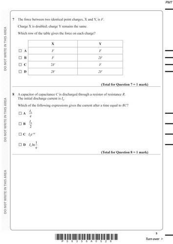 June 2019 QP Paper 1 Edexcel Physics A level (1) page 0005.jpg