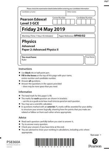 June 2019 QP Paper 2 Edexcel Physics A level (1) (1) page 0001.jpg
