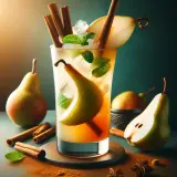 Spiced Pear Fauxjito