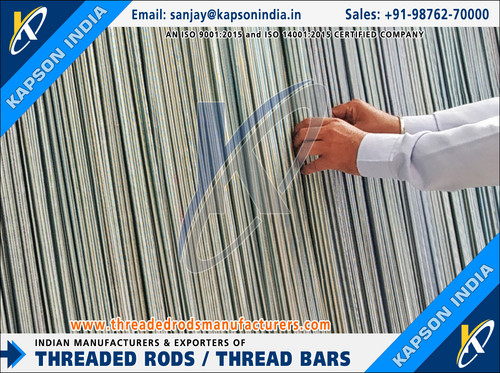 DIN 975 Threaded Rods manufacturers exporters in India http://www.threadedrodsmanufacturers.com +91-.jpg