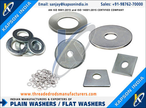 Plain Washers & Flat Washers manufacturers exporters in India http://www.threadedrodsmanufacturers.c.jpg