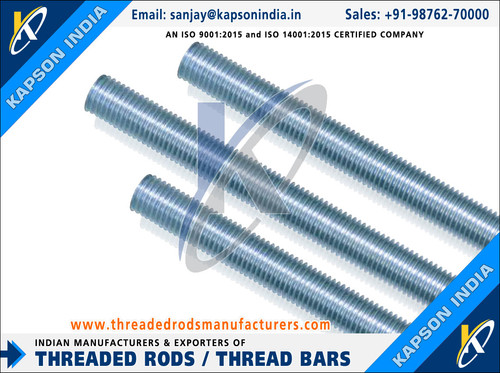 Fully Threaded Rods & Bars manufacturers exporters in India http://www.threadedrodsmanufacturers.com.jpg