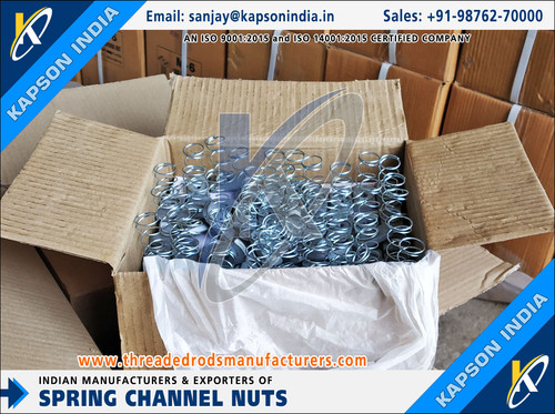 Spring Channel Nuts manufacturers exporters in India http://www.threadedrodsmanufacturers.com +91-98.jpg