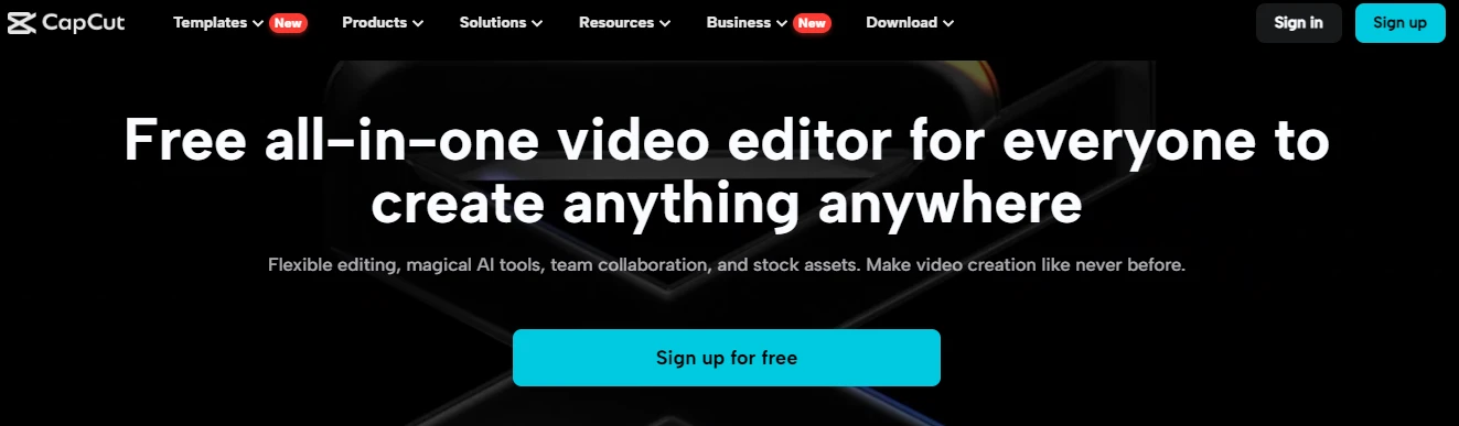 CapCut - Free Editing Software by ByteDance
