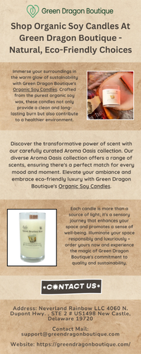 Shop Organic Soy Candles At Green Dragon Boutique - Natural, Eco-Friendly Choices.png