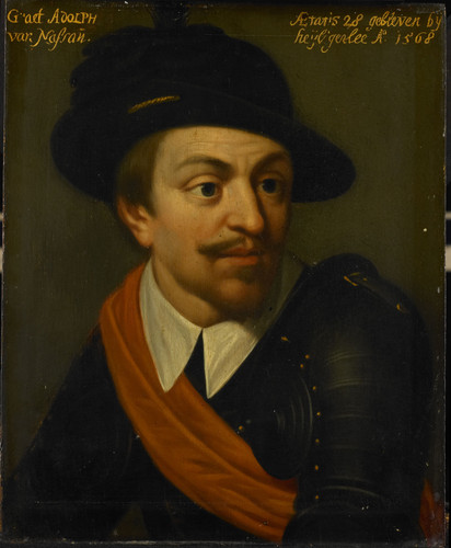 Geest, Wybrand de (мастерская) Портрет Adolf (1540 68), графа Нассау, 1635, 29,5 cm х 24,1 cm, Дерев