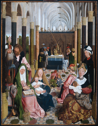 Geertgen tot Sint Jans Святое Семейство, 1493, 137,5 cm х 105 cm, Дерево, масло