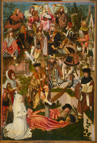 Geertgen tot Sint Jans (приписывается) Дерево Джесси, ca.1500, 89 cm х 59 cm, Дерево, масло