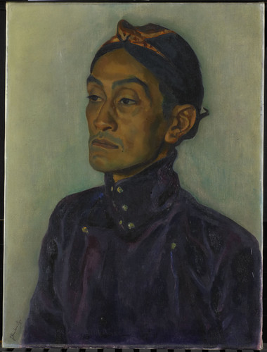 Franken, Jan Pzn Портрет R.M. Rodjana, 1950, 60,4 cm x 45,3 cm, Холст, масло