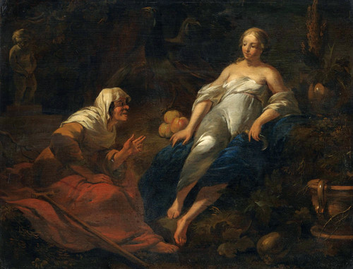 Вертумн и Помона. 26х32. Частное собрание