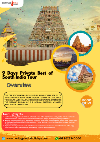 A private tour spanning 9 days to explore the highlights of the South India Tour.png