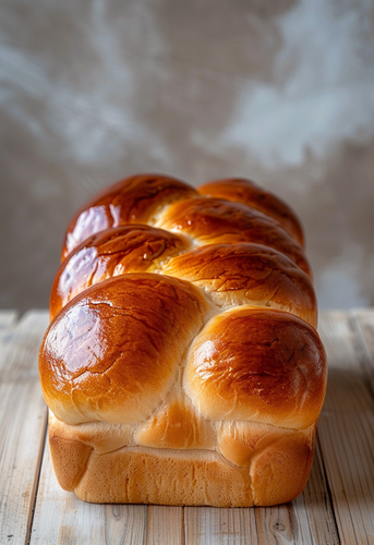 dterox A large fluffy brioche loaf with an intricate braided 35faf48e 592b 45e1 8b66 5c34149523aa 3.png