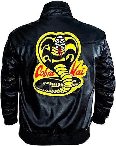 Johnny Lawrence Cobra Kaii Karate Kid Costume Jacket Red Or Black Leather Jackets For Halloween (1)