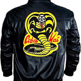 Johnny Lawrence Cobra Kaii Karate Kid Costume Jacket Red Or Black Leather Jackets For Halloween (1)