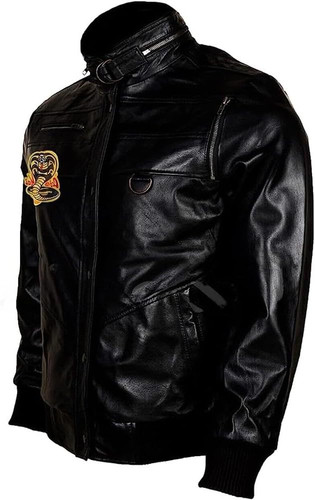 Johnny Lawrence Cobra Kaii Karate Kid Costume Jacket Red Or Black Leather Jackets For Halloween