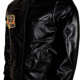 Johnny Lawrence Cobra Kaii Karate Kid Costume Jacket Red Or Black Leather Jackets For Halloween