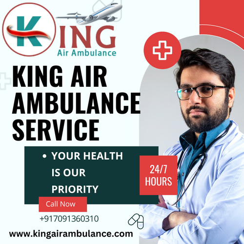 Reasonable price Air Ambulance Service in Raipur by King.png