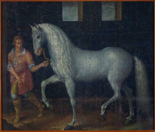Gheyn, Jacob de II Испанский жеребец, захваченный в бою Lodewijk Gunther van Nassau у эрцгерцога Авс