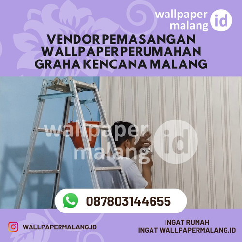 Vendor pemasangan wallpaper perumahan graha kencana malang.jpg