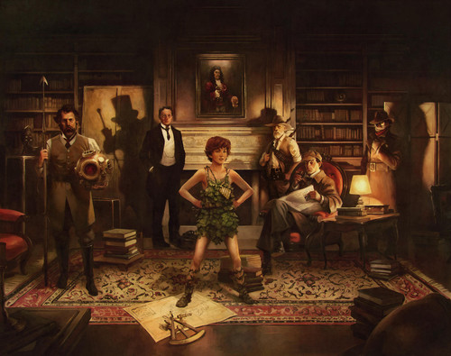 classic characters painting by borjapindado dbrcm6v fullview.jpg