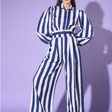 Blue and White Crepe Cord Set Mangalamdesigner.com.png