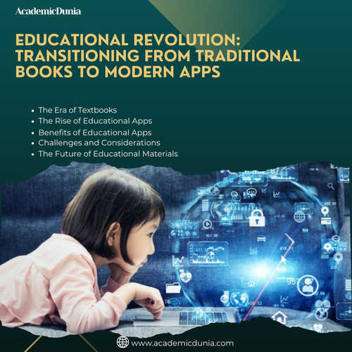 Educational Revolution Transitioning from Traditional Books to Modern Apps.png