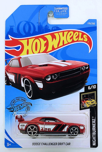 Машинка Hot Wheels Dodge Challenger Drift Car 2019 Nightburnerz (#179) FYF83.jpg
