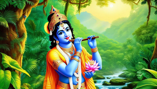 lord shree krishna image in jungle (1).jpg