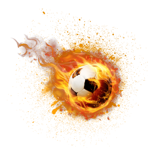 Fire Football PNG Image 715x715