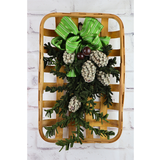 2 Wooly Pine Cones Bough