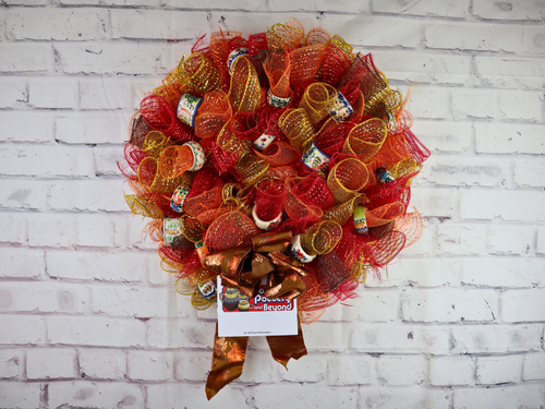 126 A Thanksgiv Ring Pottery Wreath