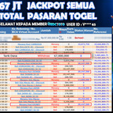 Selamat Kepada Member EDCTOTO JACKPOT 62  JT sdy hk taiwan totomcau jangan di ragukan situs RESMI EDCTOTO  ID : Y****65    Tanggal : 21-11-2023 RP 67.000.000 