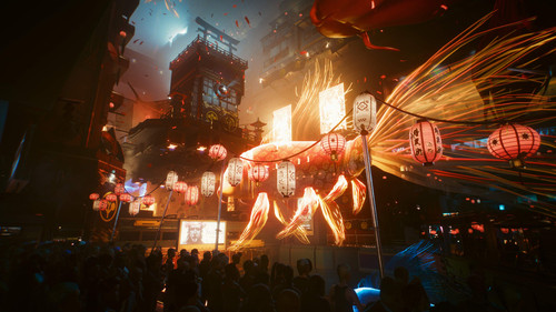 3. Cyberpunk2077 Ultimate Edition PS5 Japantown Parade CLEAN.jpg