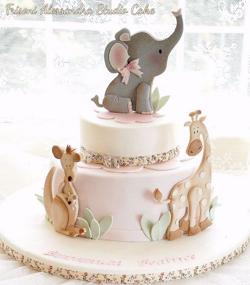 276ec52abb71fe9086fe727ee8f38fcb elephant baby shower cake safari baby shower cake.jpg