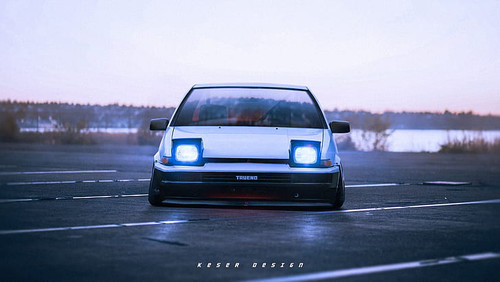 car digital art render vehicle toyota ae86 hd wallpaper preview.jpg