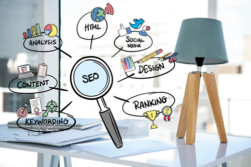 digital composite of business graphics with office background.jpg