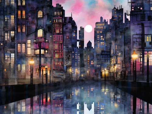erdaldomi Twilight Cityscape Digital artwork capturing a city 1edb1f95 11a4 4378 b0cd f0ca9fe27533.png