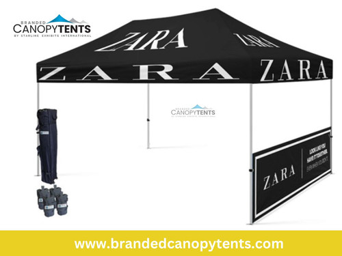 Make a bold statement at your next trade show with our exceptional Trade Show Tents. Crafted for maximum visibility and impact, these tents redefine exhibit excellence. Whether you're showcasing products, services, or brand identity, our trade show tents provide a captivating space that draws visitors in. With a perfect blend of durability and design, elevate your presence and leave a lasting impression. Choose a trade show tent that stands as a symbol of professionalism and success, ensuring your brand takes center stage at every event. Transform your exhibit experience with our premium Trade Show Tents – where visibility meets distinction!

Package Includes
Roof & Valance Fully Printed With Unlimited Colors & Graphics
Half Wall Single Side Fully Printed With Unlimited Colors & Graphics
Half Walls Comes With Support Bar
Dye Sublimation Printing On A 600D Polyester
Fire Retardant, Water Resistant And UV Coated
(NFPA-701, CAN/ULC-S109 And CPAI-84)
Deluxe - 40mm Hexagonal Aluminium Frame (Rust Proof)
(4) Velcro Loop Added To Inside Of Valance Edge (Easy To Connect Full Walls)
2 Years Warranty
FREE SHIPPING - USA (48 Contiguous States)

Contact Us:
Address: 125 TownPark Drive, #300, KENNESAW, GA 30144
Phone No: 888-414-7340
E-mail: sales@brandedcanopytents.com
Website: https://www.brandedcanopytents.com/
Location: https://cutt.ly/yRvwn68