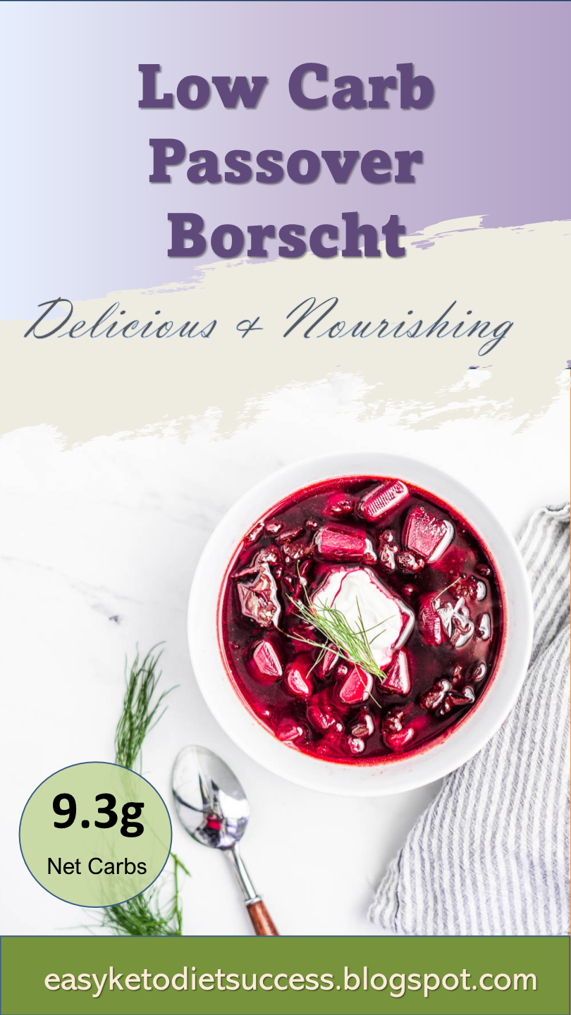 Low Carb Passover Borscht