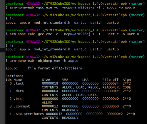 opjdump app o file without debug.png