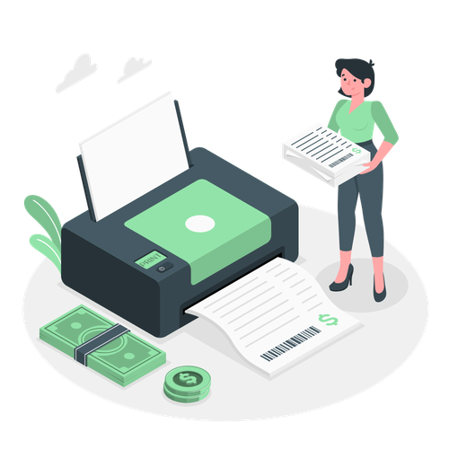 Printing invoices amico.png